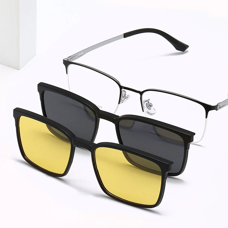 Metal Frame Clip On Sunglasses factory